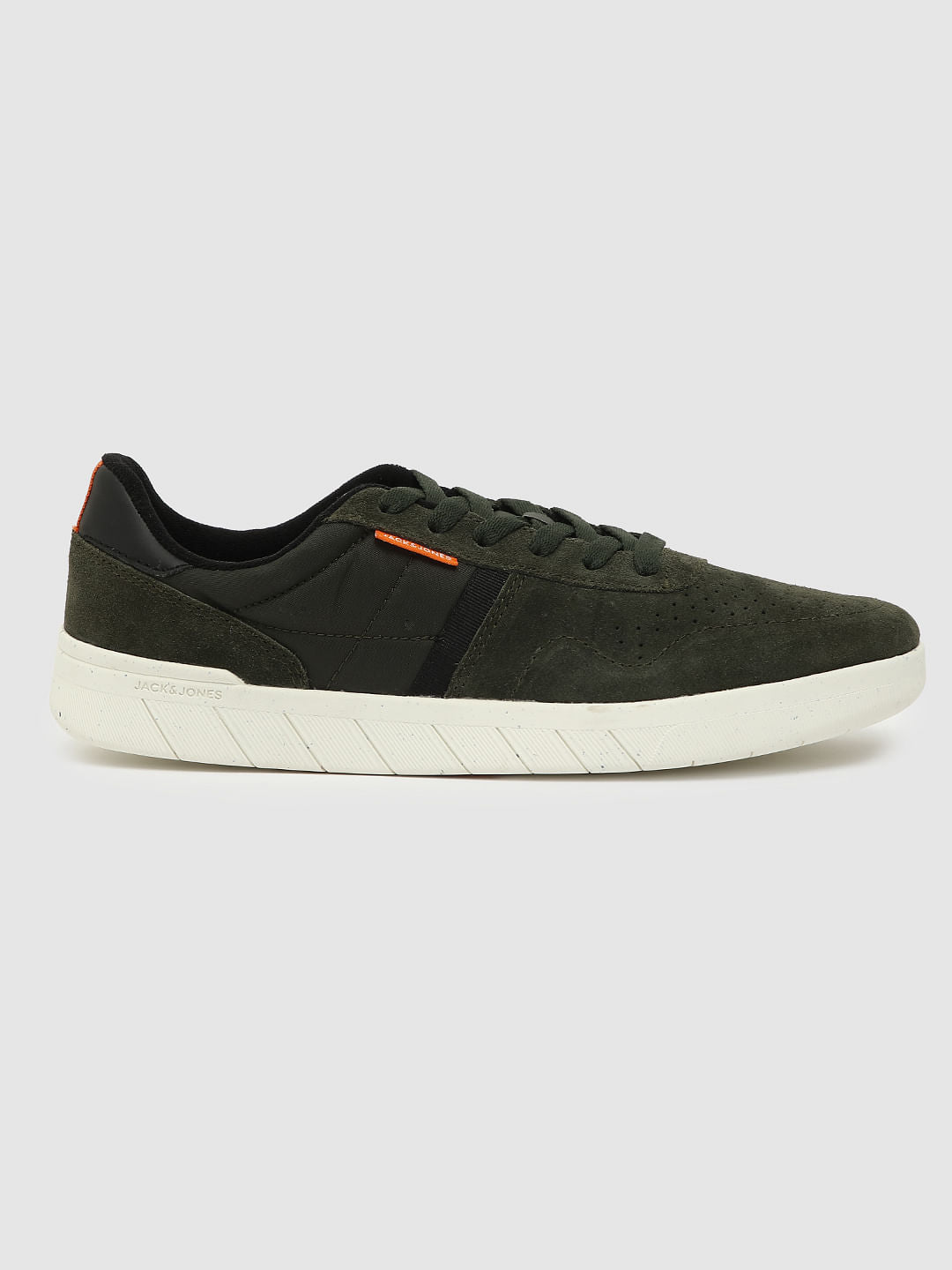 Olive Suede Sneakers