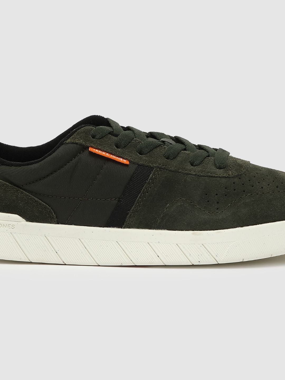 Olive Suede Sneakers