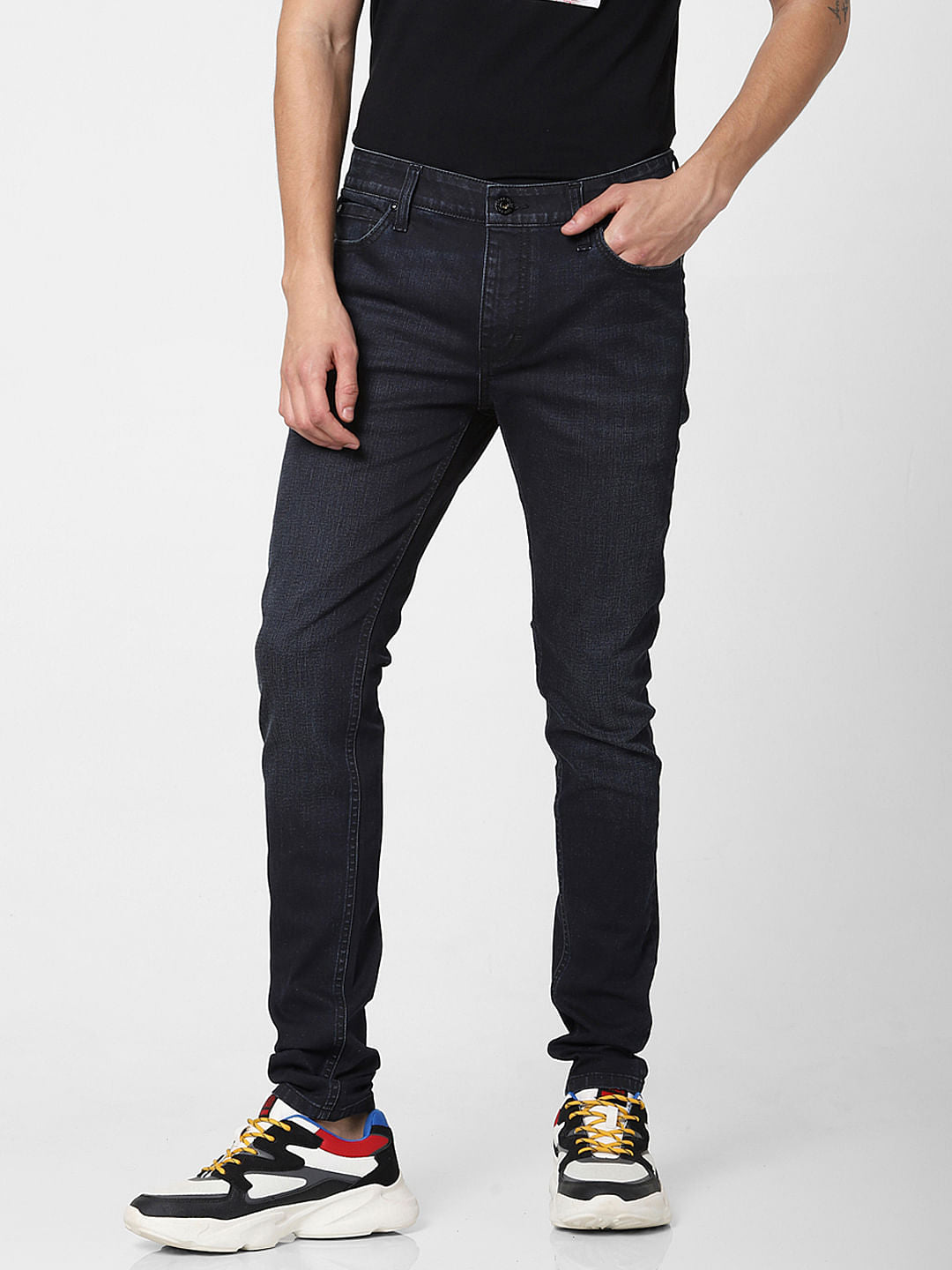 Blue Low Rise Liam Skinny Fit Jeans