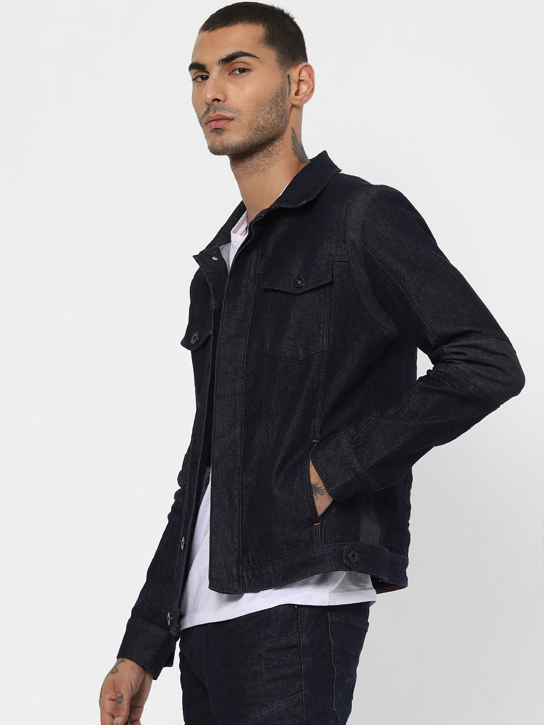 Dark Blue    Shining Armour    Denim Jacket
