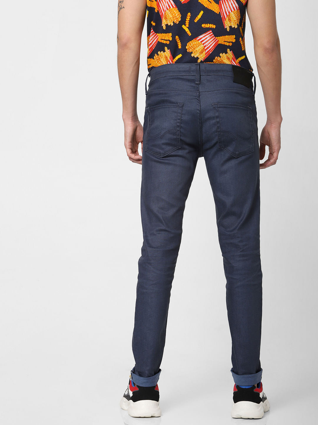 Blue Low Rise Ben Skinny Fit Jeans