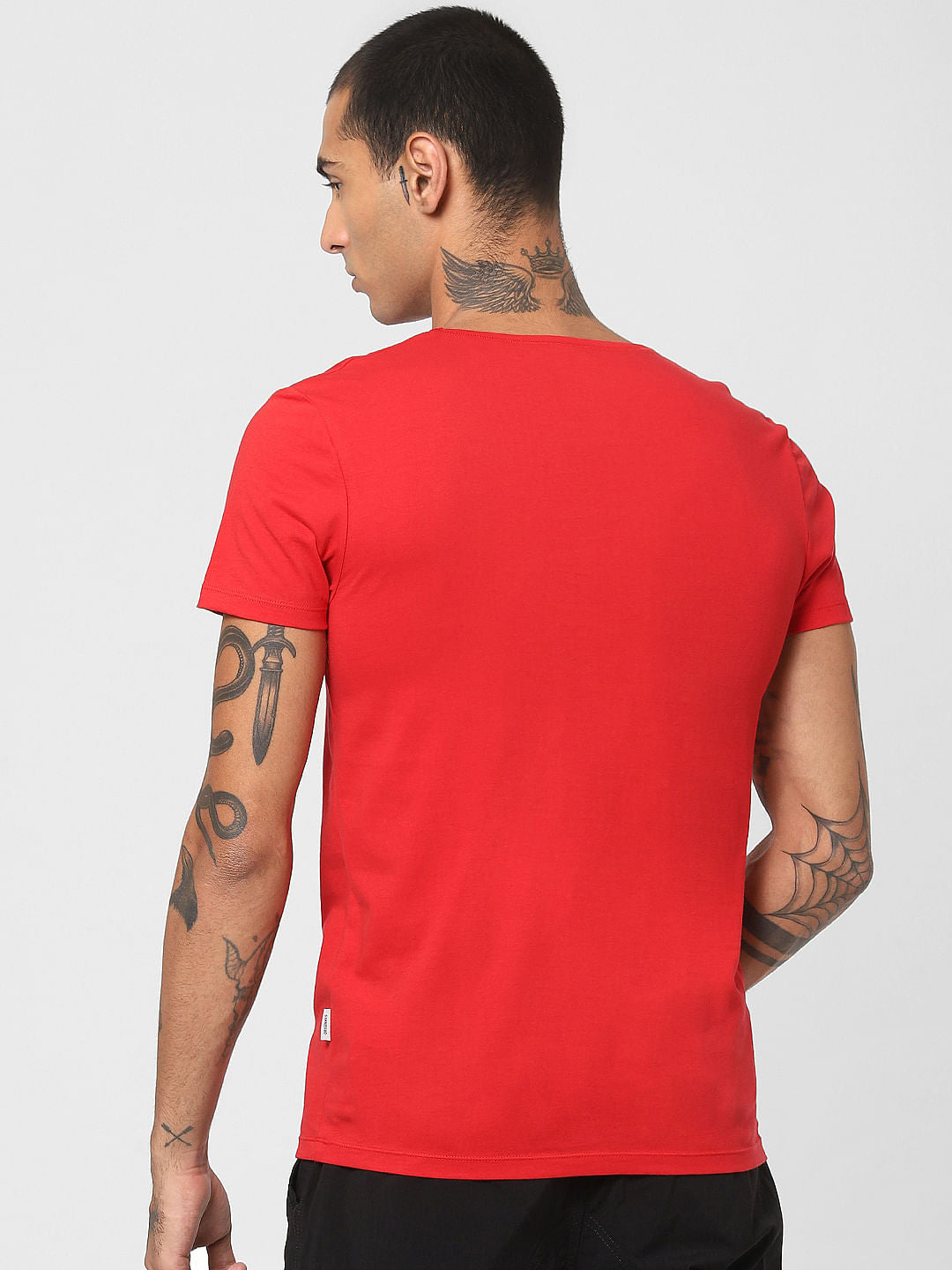 Red Crew Neck T-shirt