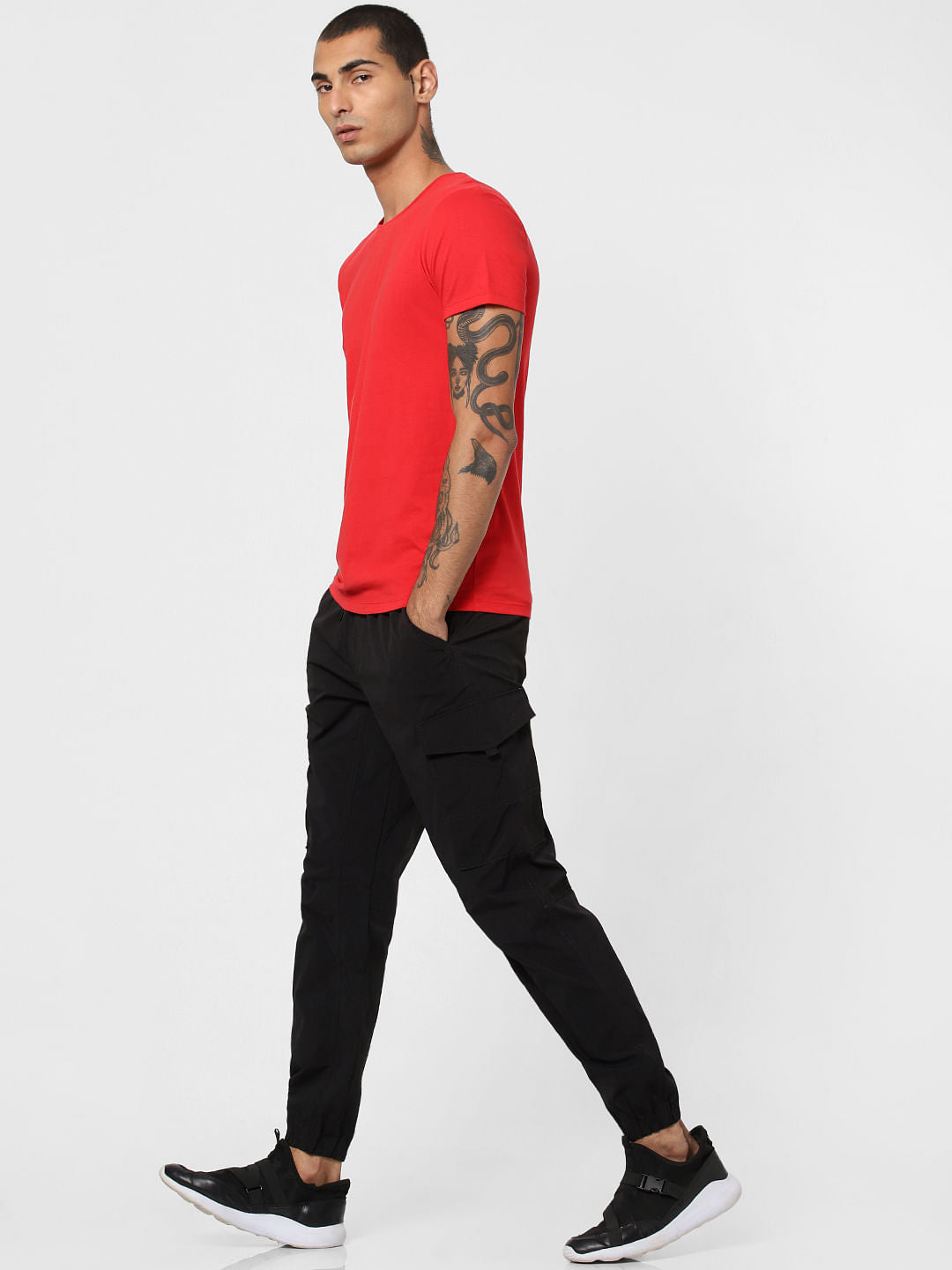 Red Crew Neck T-shirt