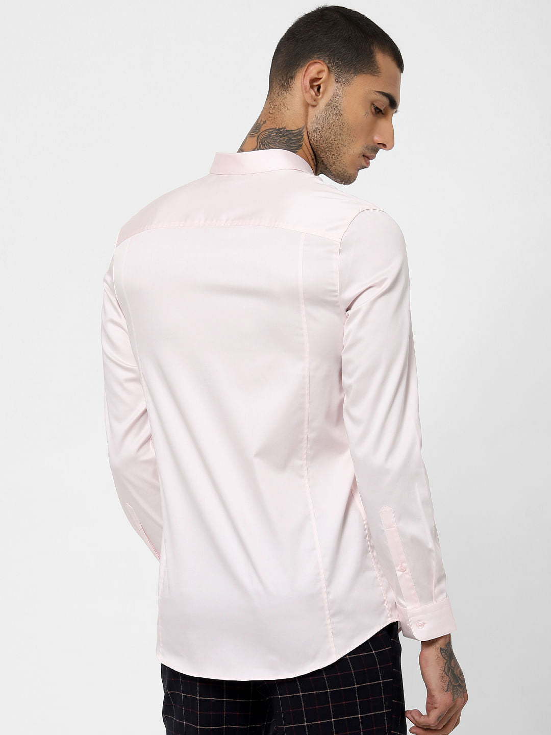 Light Pink Full Sleeves Shirt