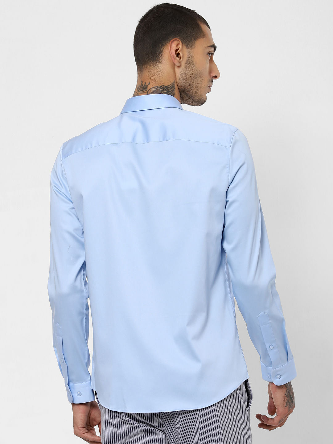 Light Blue Full Sleeves Shirt