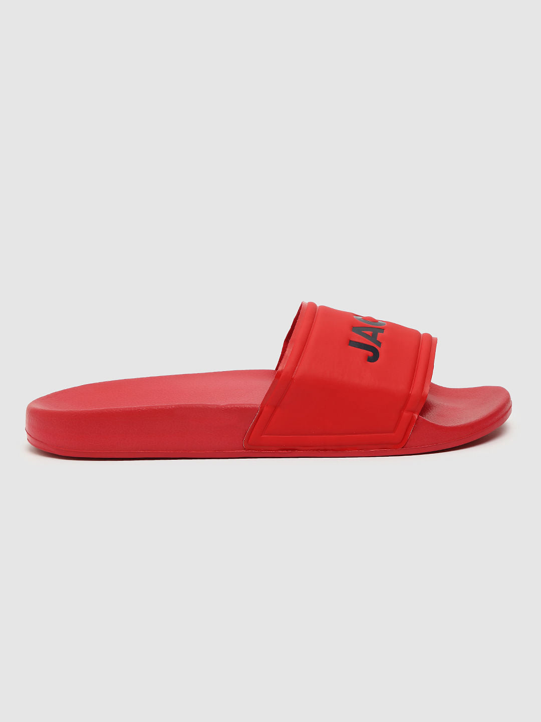 Red Logo Print Sliders