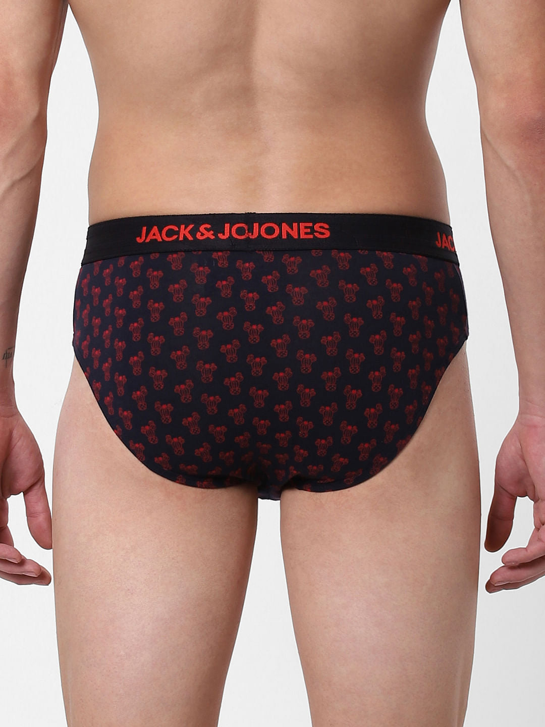 Navy Blue All Over Print Briefs