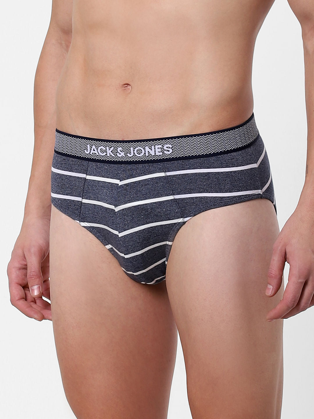 Blue Striped Briefs