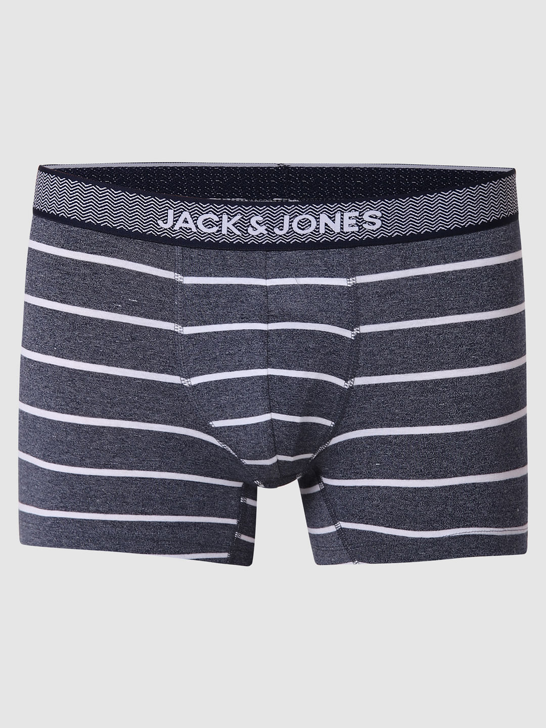 Blue Striped Brazilian Trunks