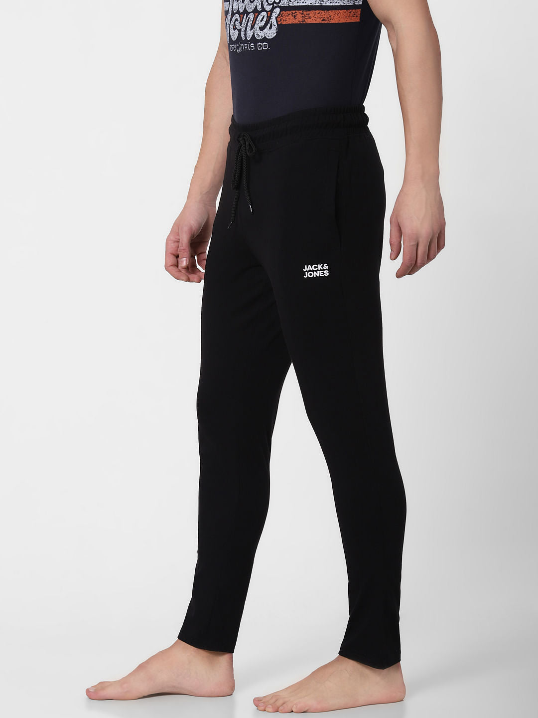 Black Drawstring Trackpants
