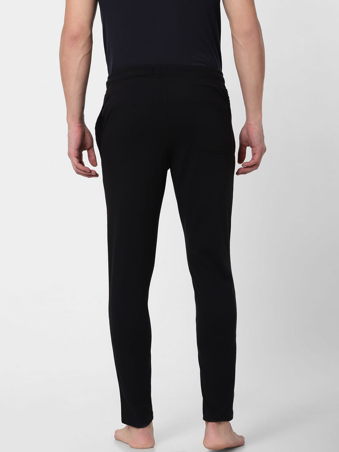 Black Drawstring Trackpants
