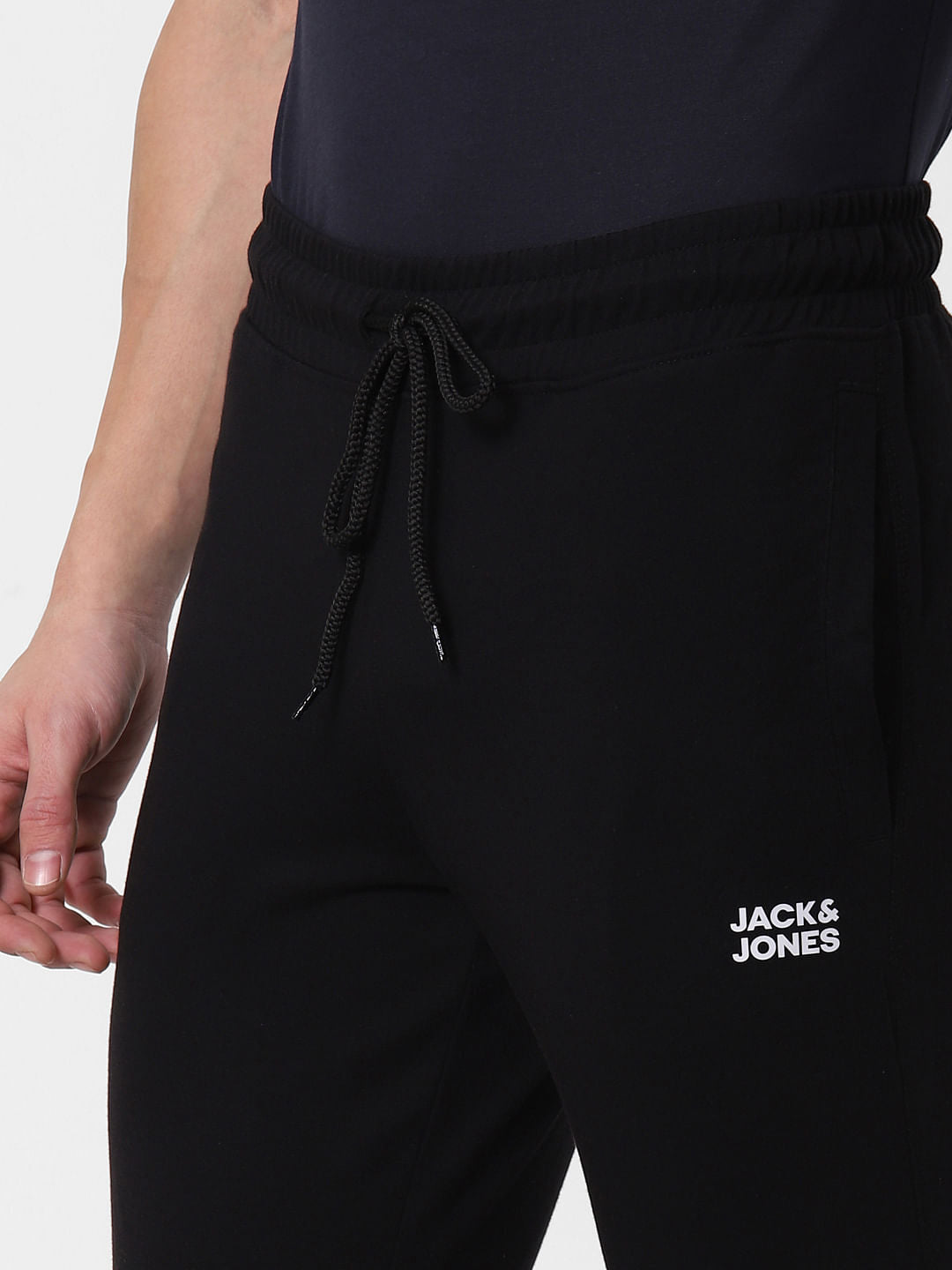 Black Drawstring Trackpants