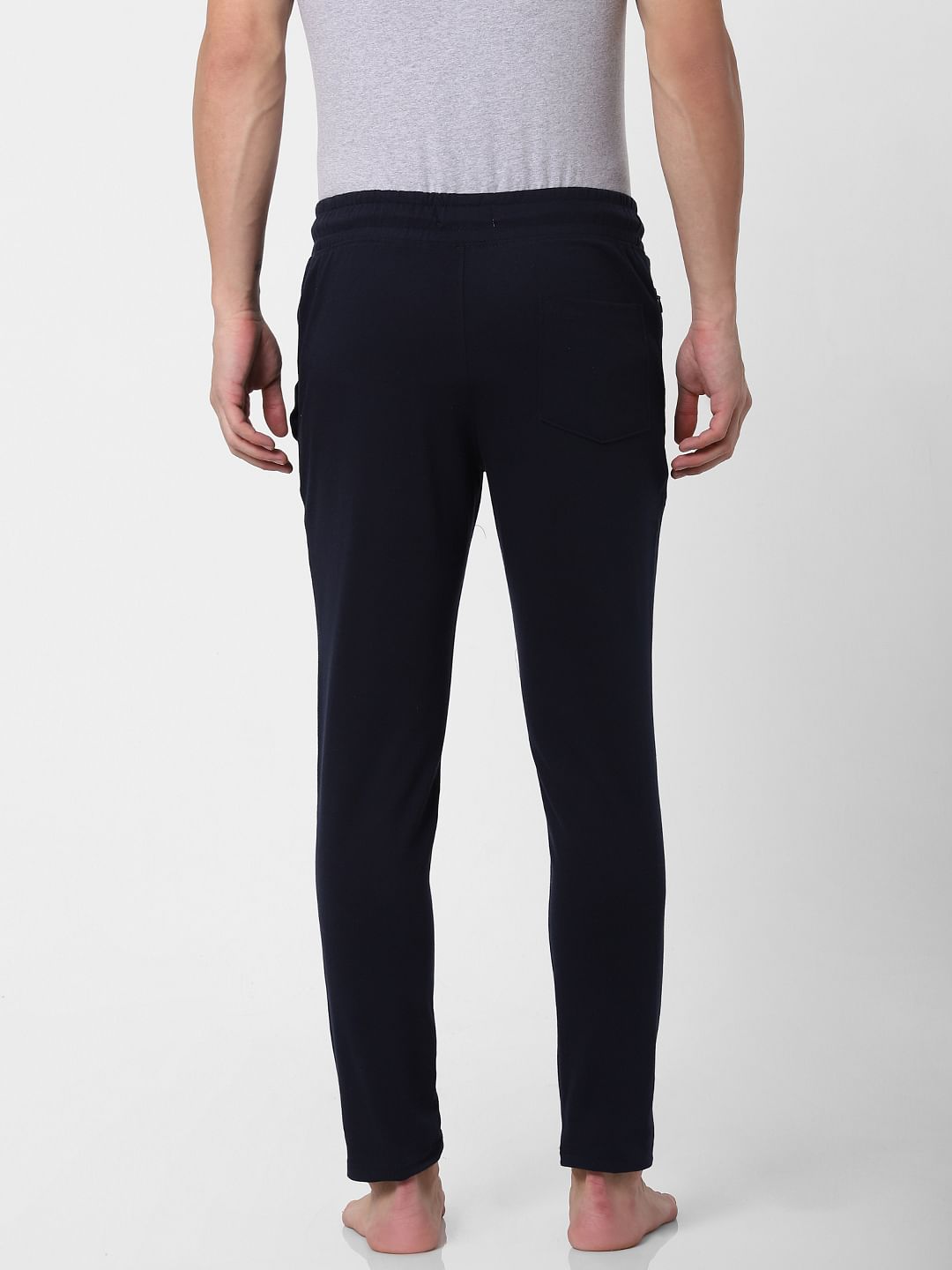 Navy Blue Drawstring Trackpants