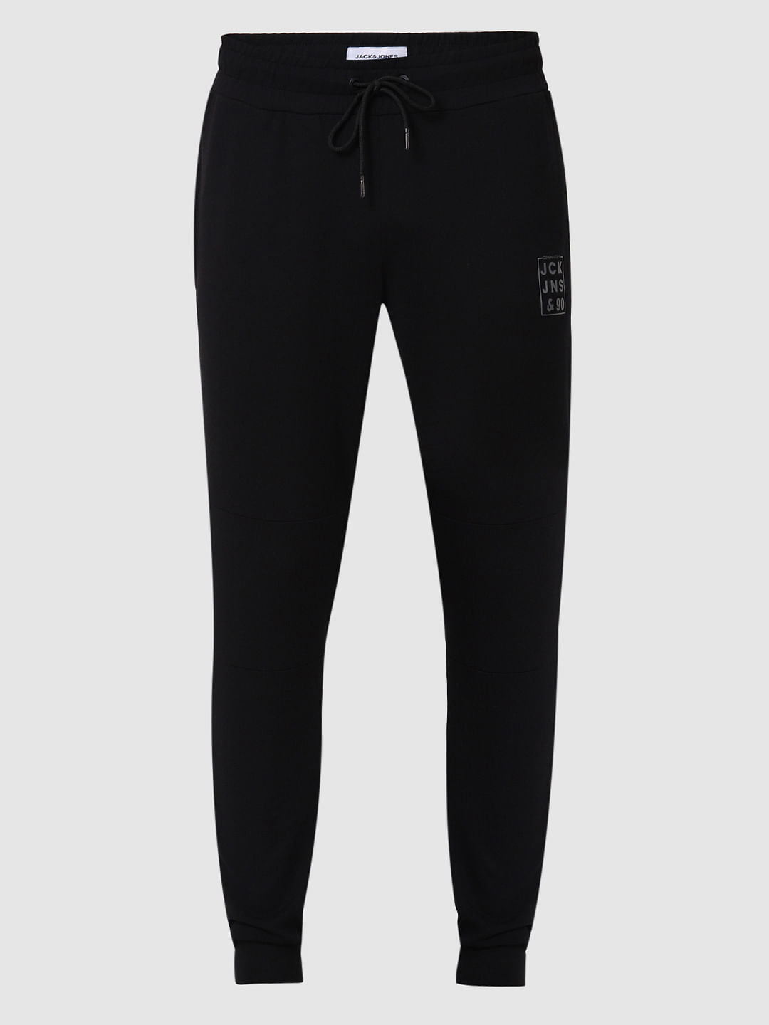 Black Zipped Pocket Trackpants
