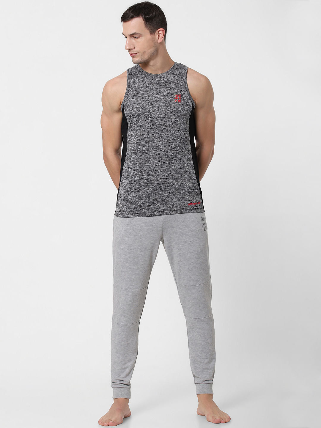 Grey Zipped Pocket Trackpants - S