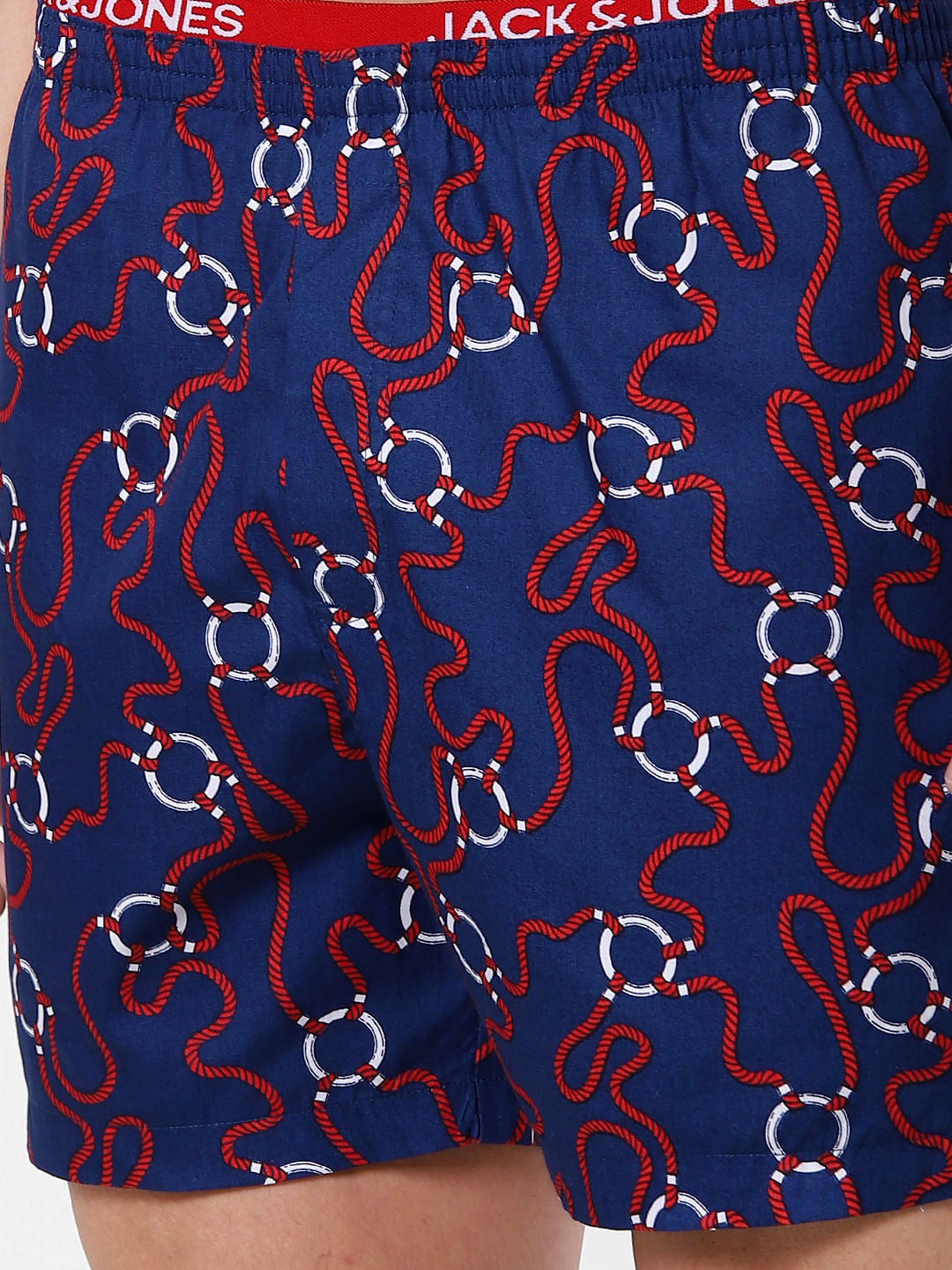 Blue Rope Print Boxers