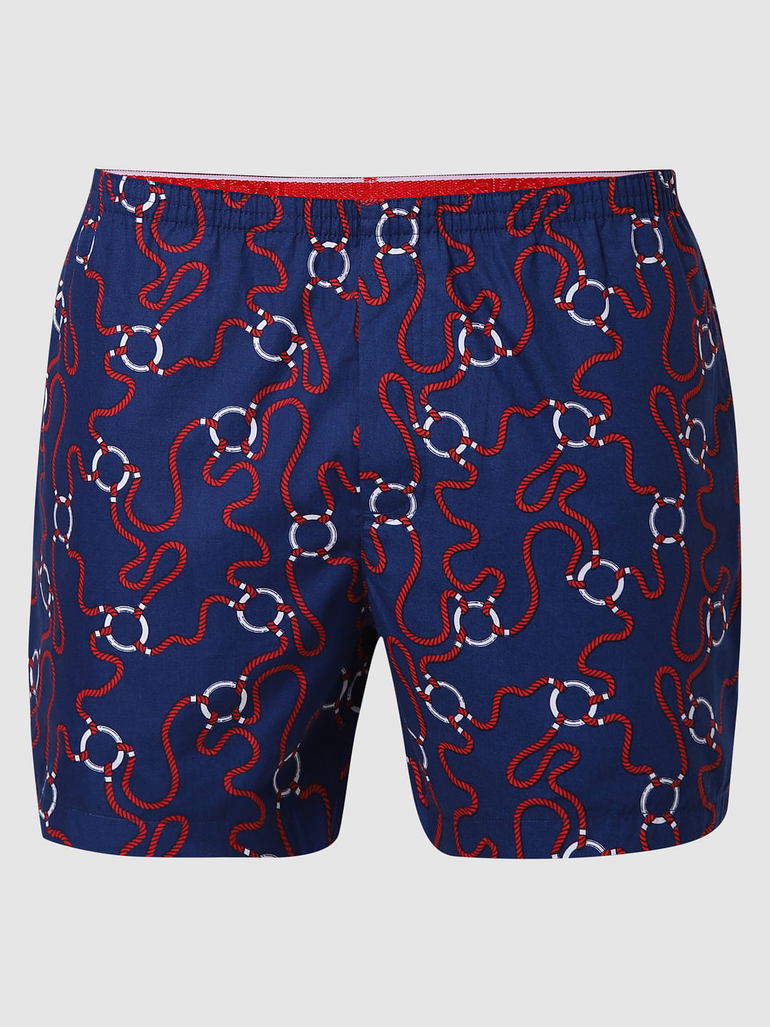Blue Rope Print Boxers
