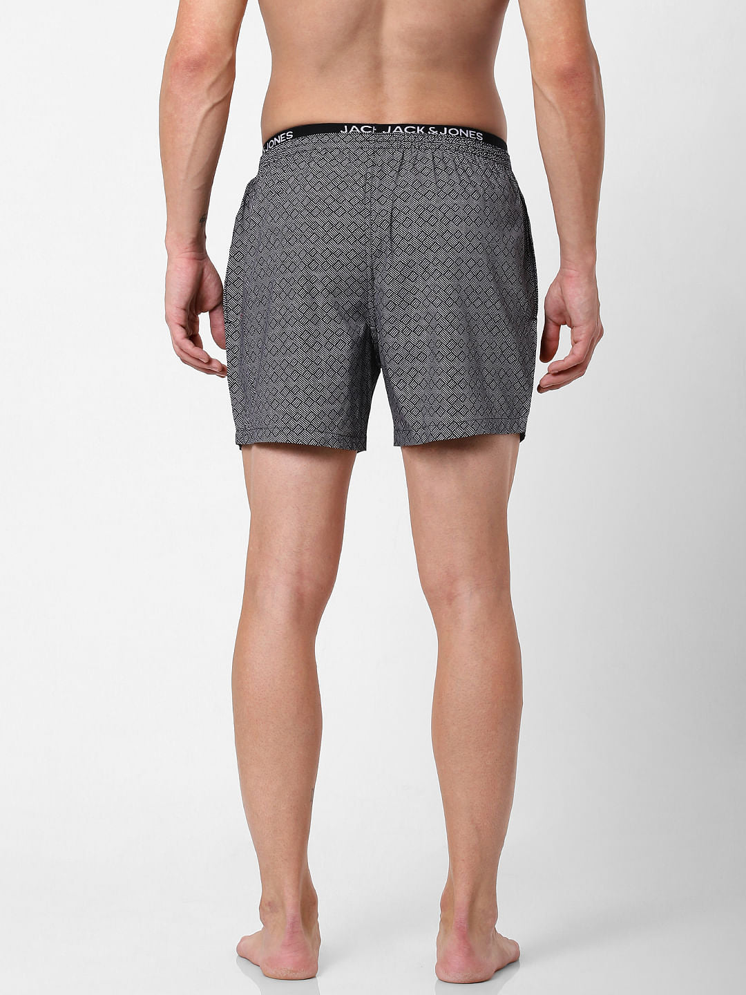 Black Printed Boxers