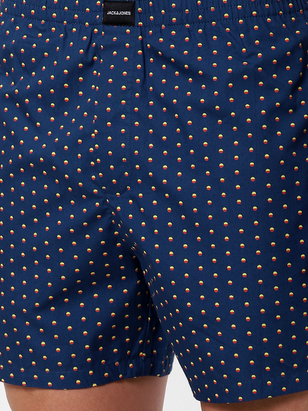 Blue Dot Print Boxers
