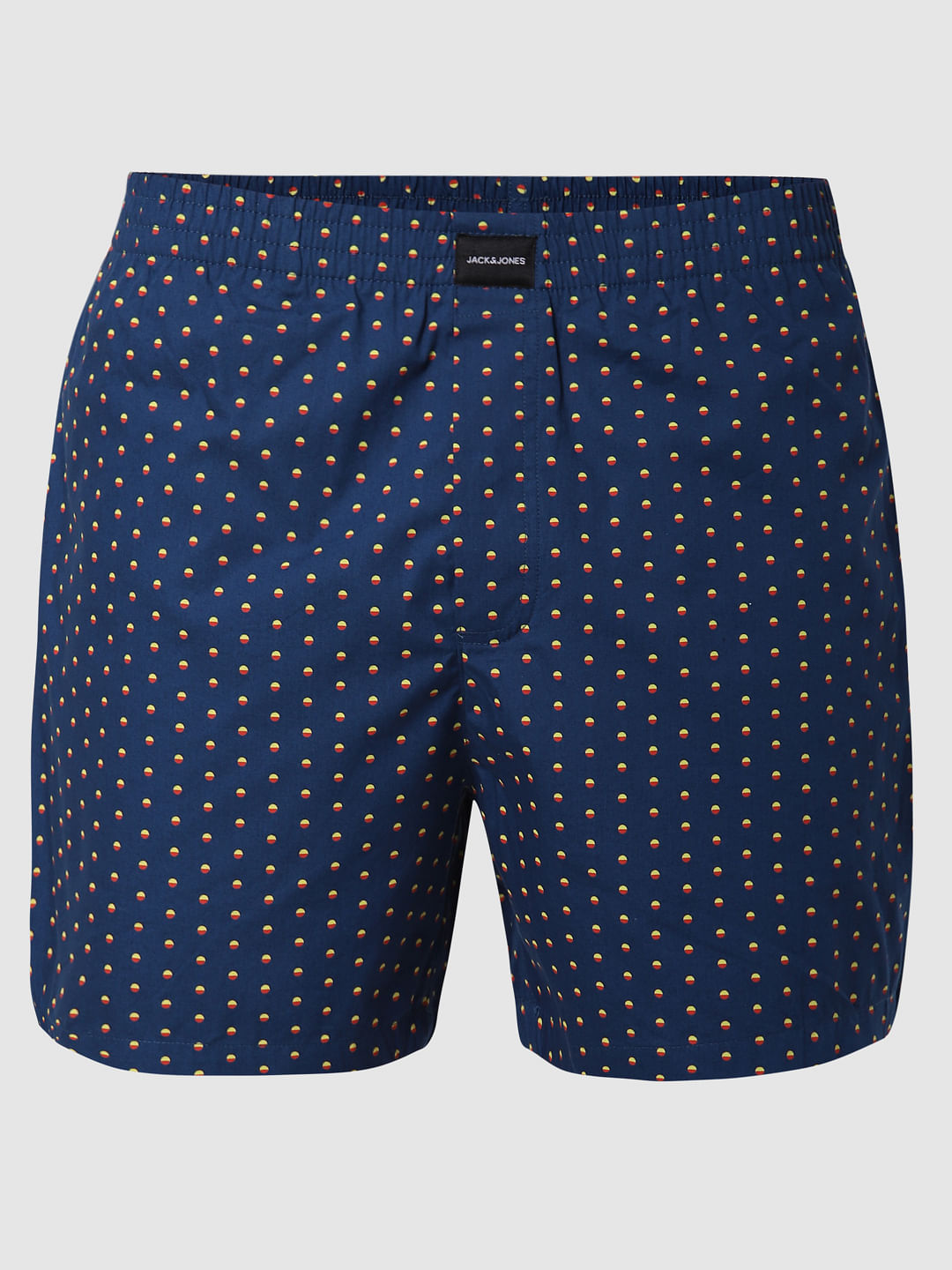 Blue Dot Print Boxers - S