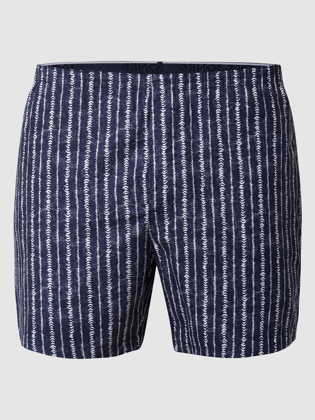 Dark Blue Striped Boxers