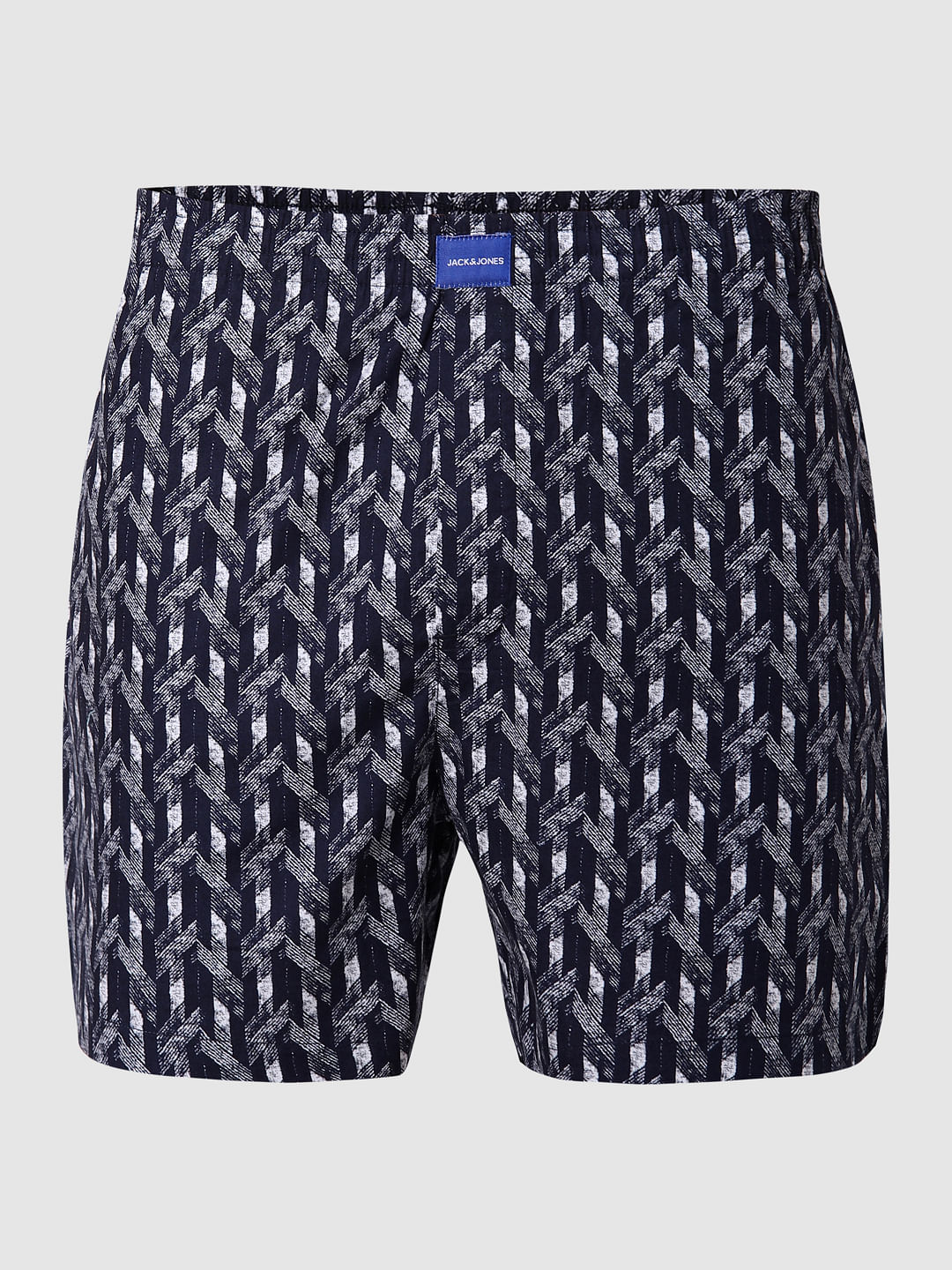 Navy Blue Printed Boxers