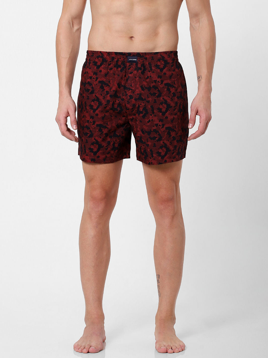 Red All Over Print Boxers - S