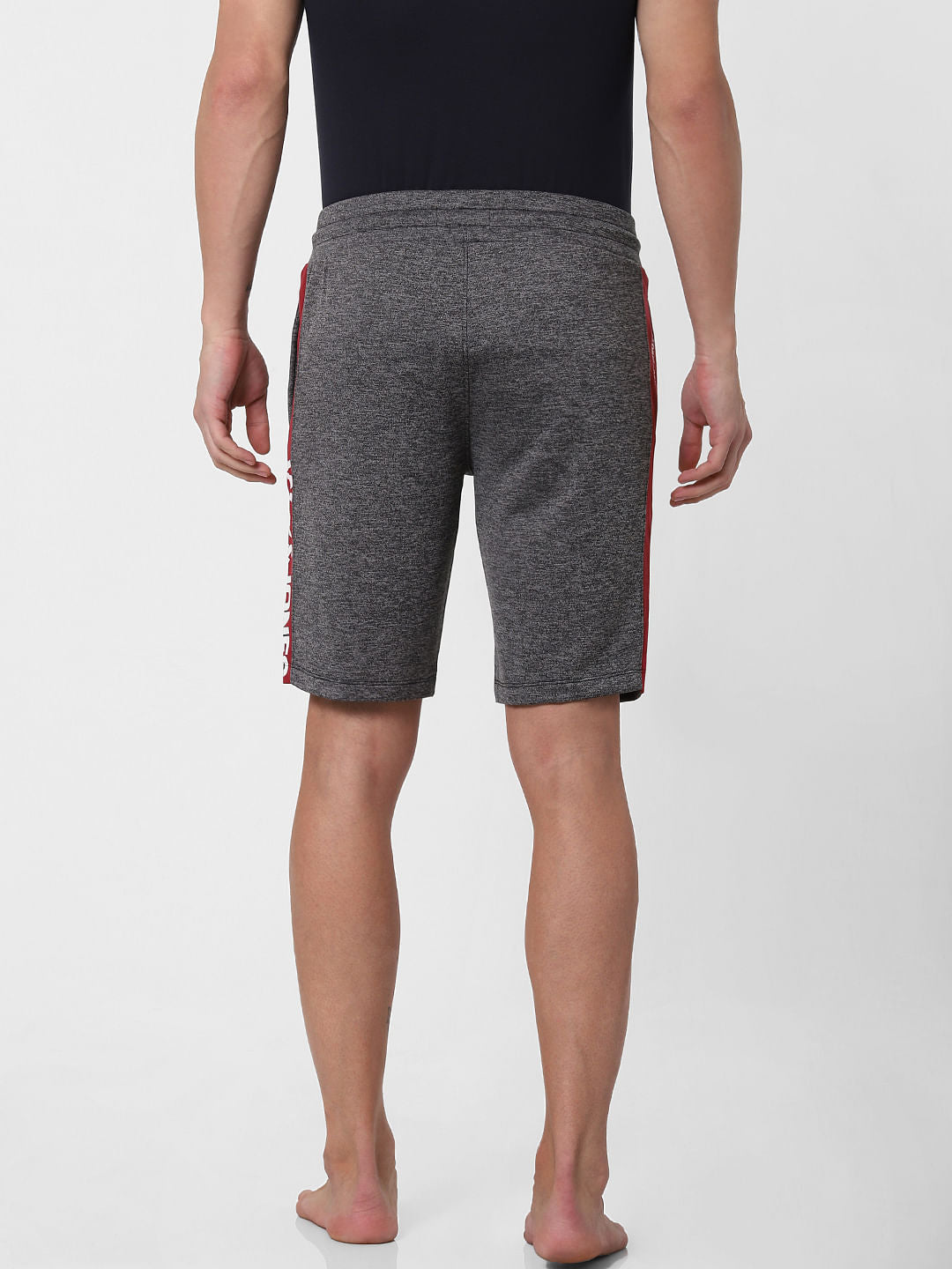 Grey Tape Detail Sweatshorts