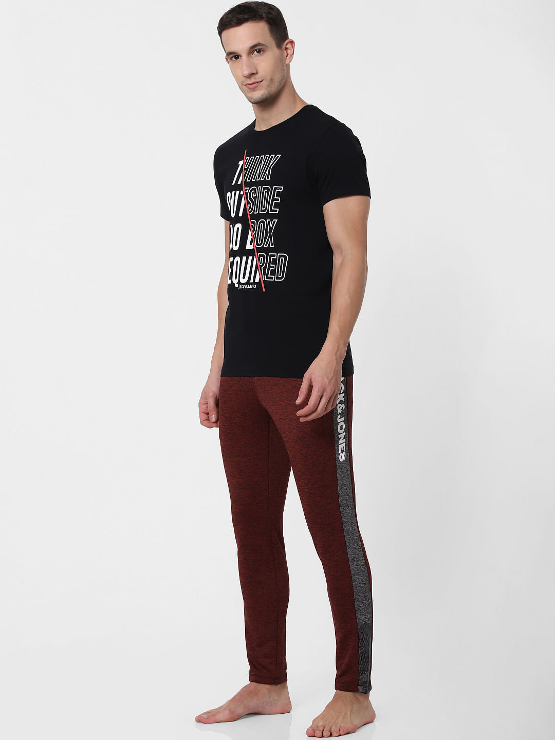 Red Tape Detail Trackpants - S