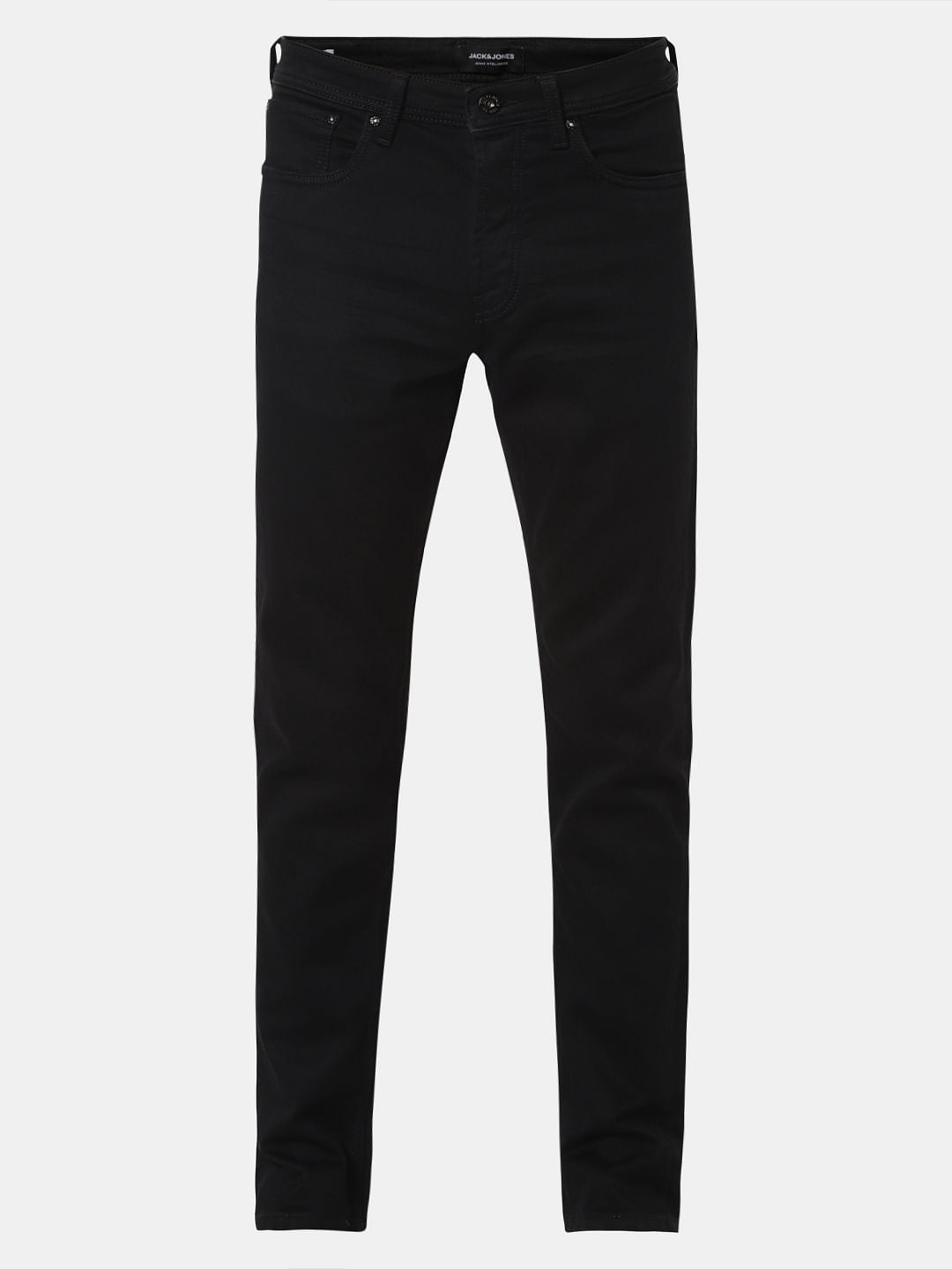 Black Low Rise Glenn Slim Fit Jeans