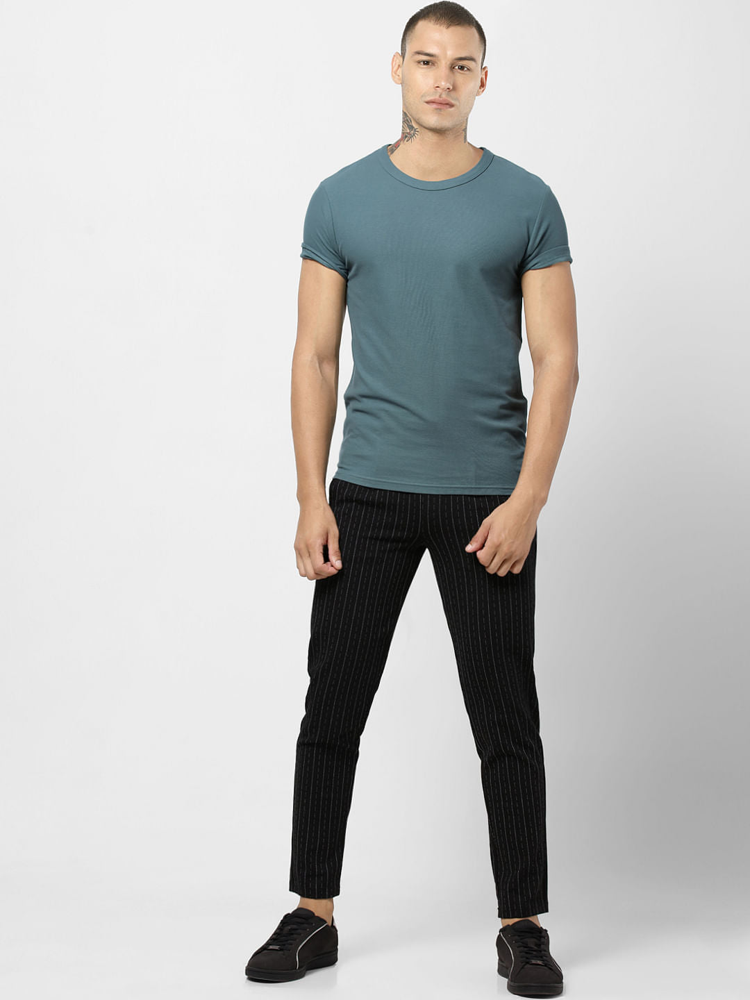 Green Crew Neck T-shirt