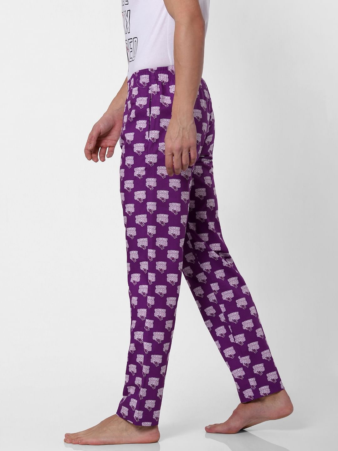 Purple All Over Print Pyjama