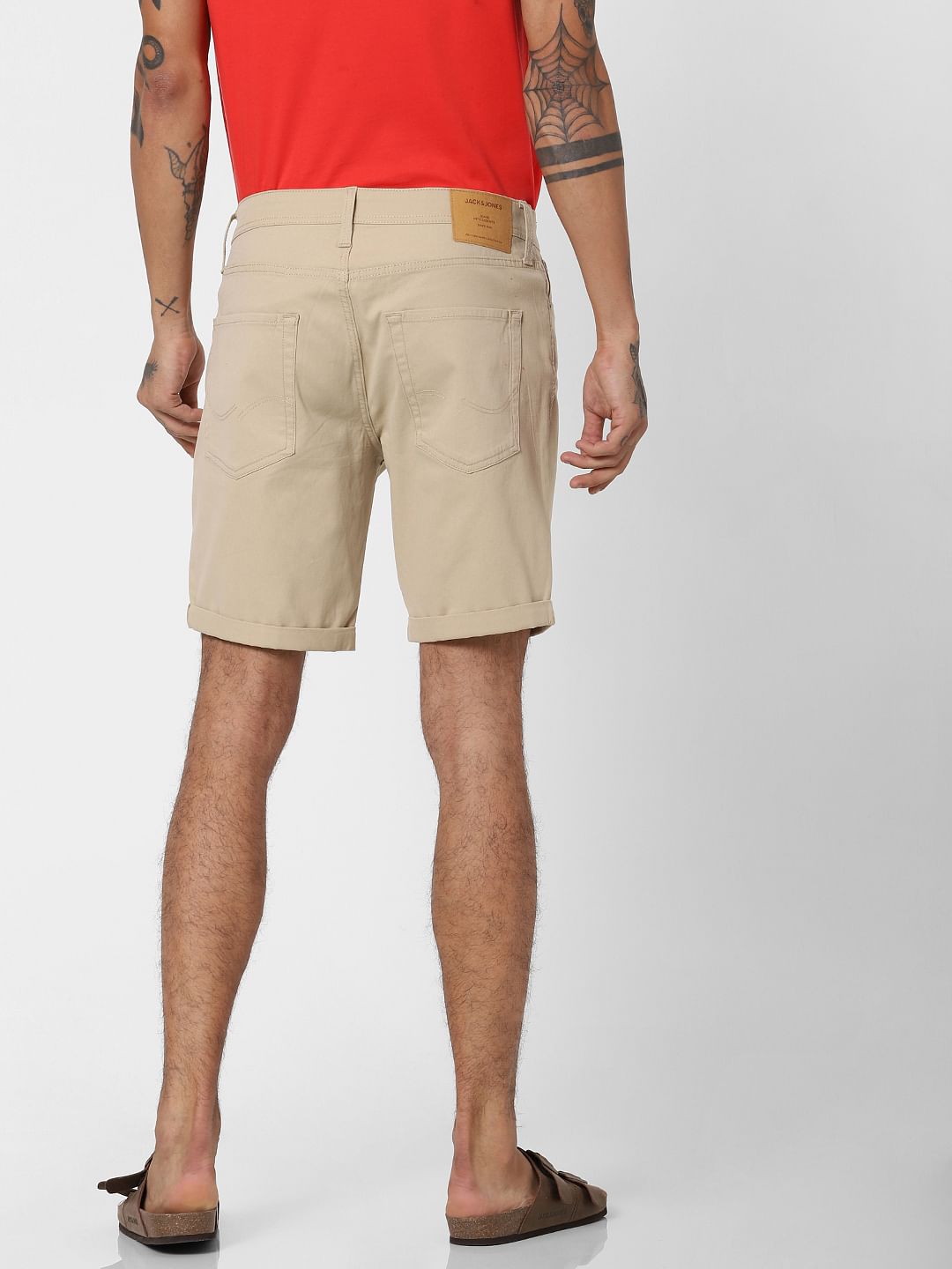 Grey Low Rise Shorts