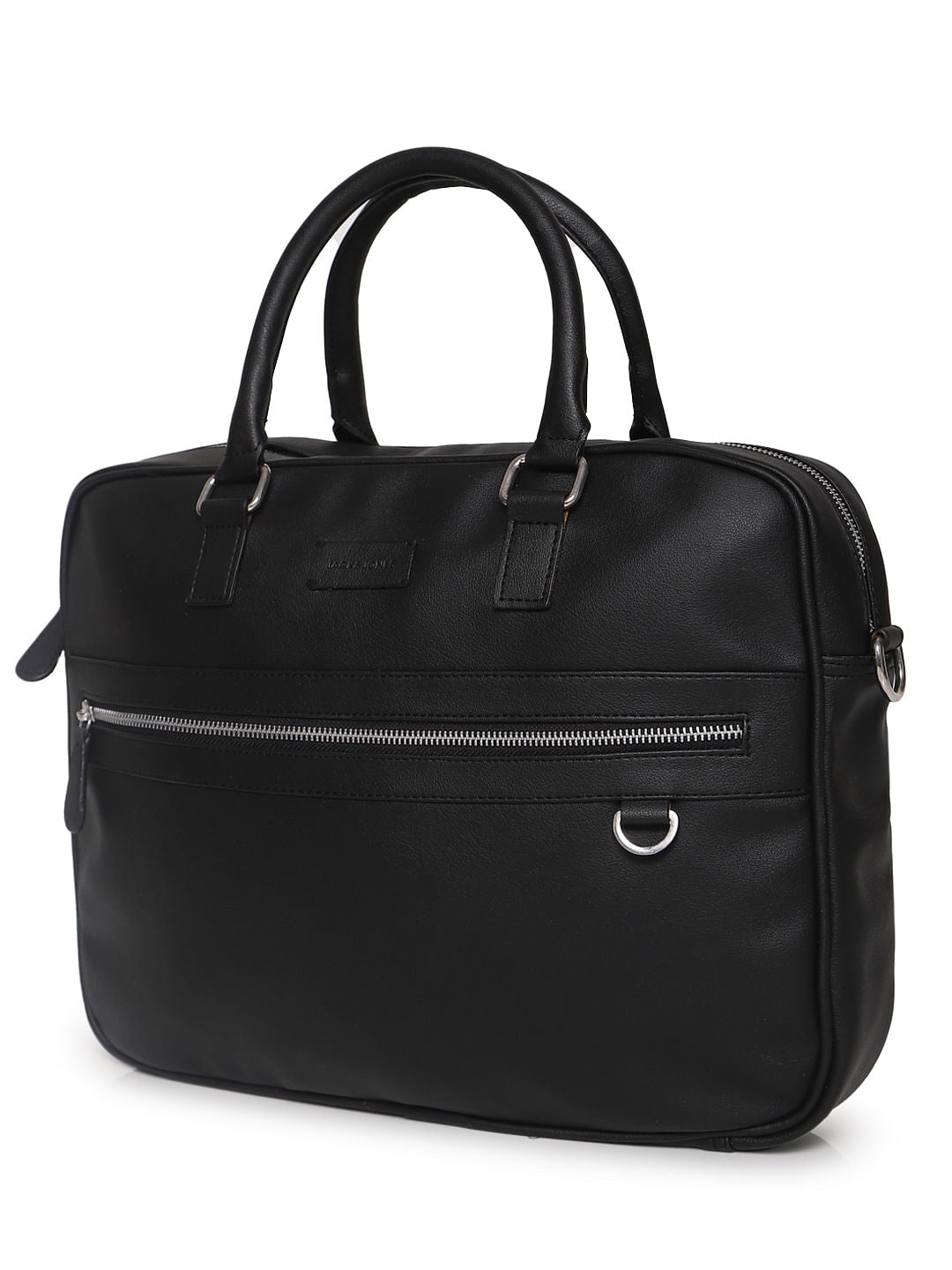 Black PU Messenger Bag