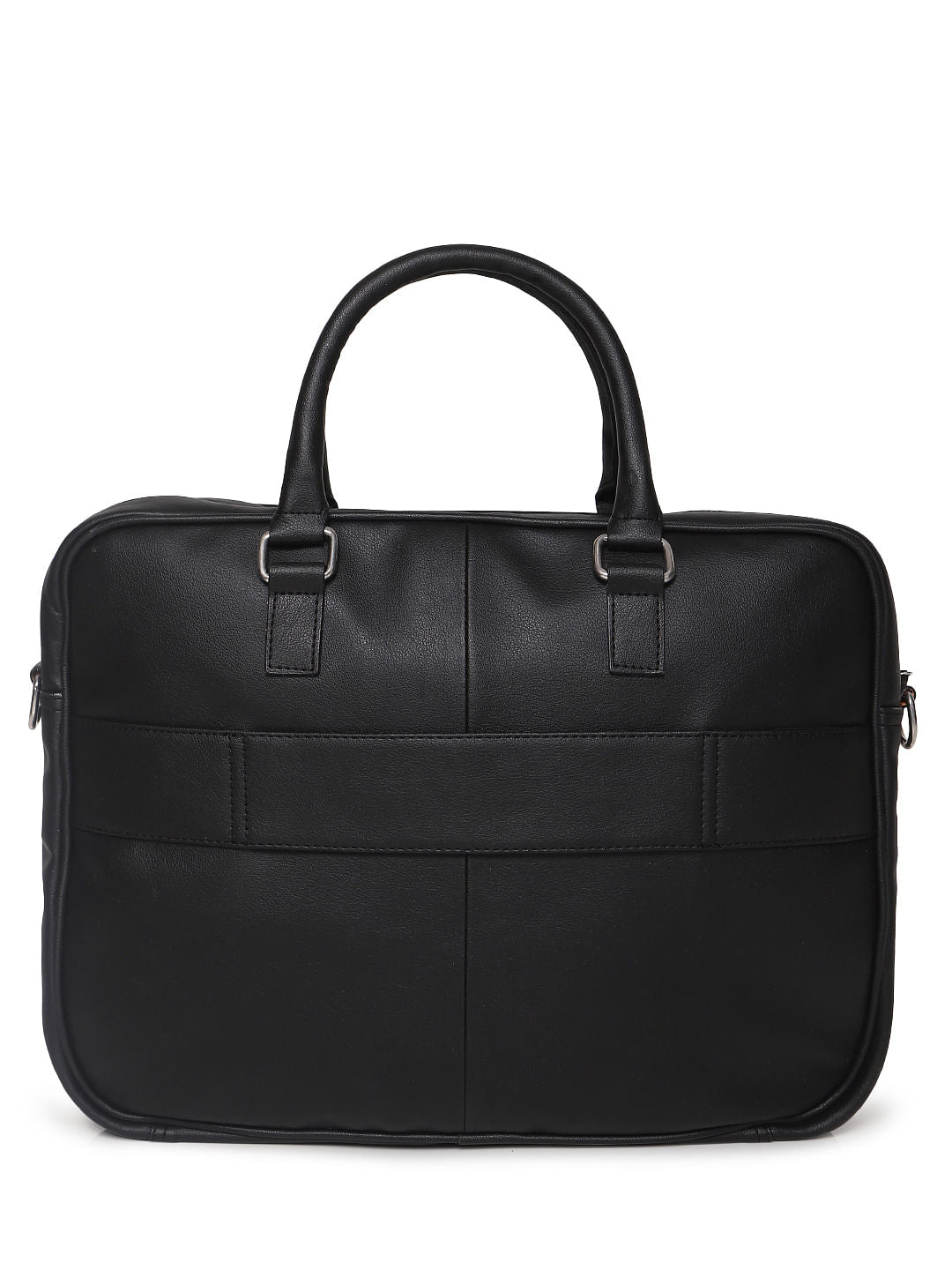 Black PU Messenger Bag