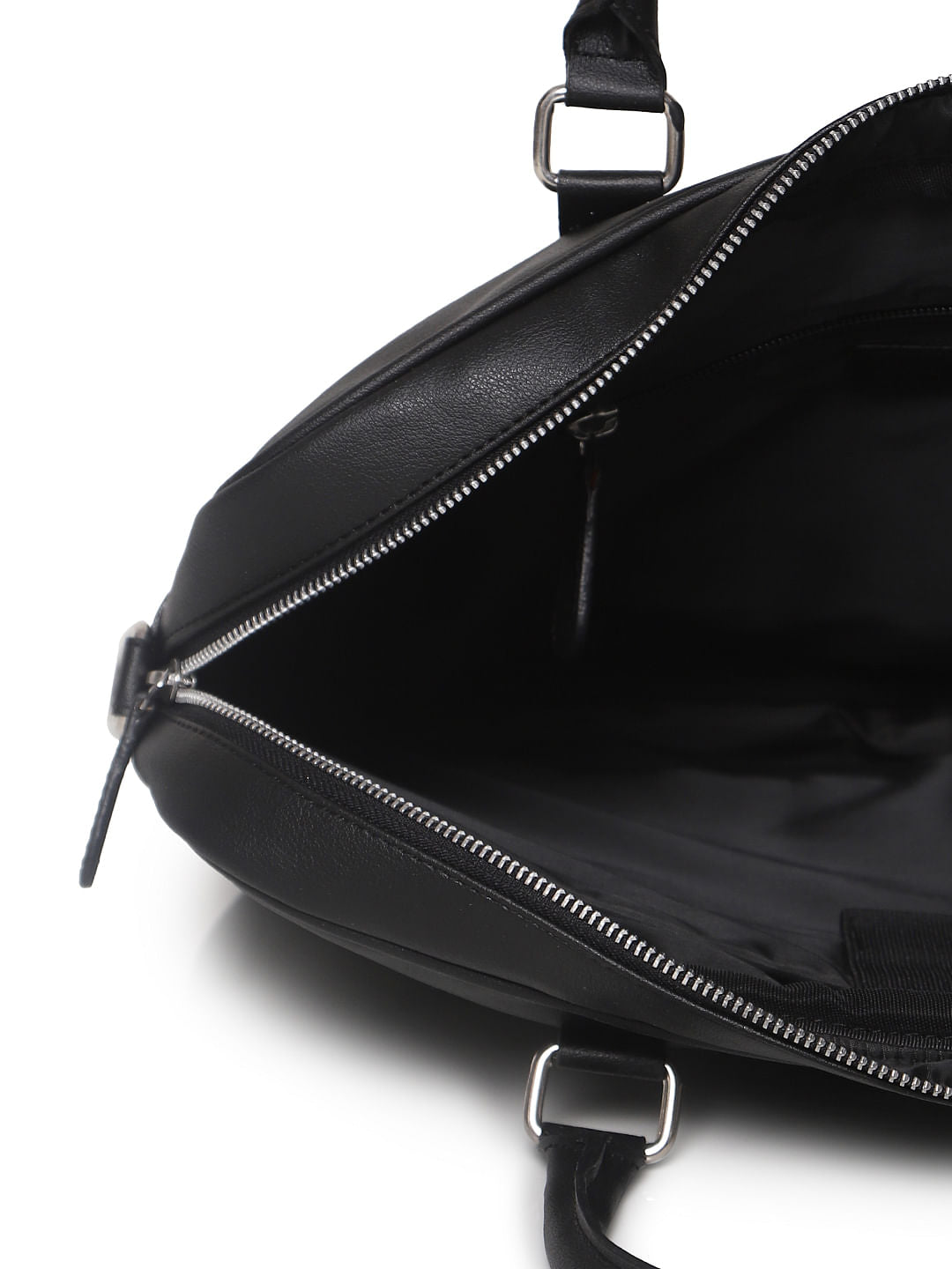 Black PU Messenger Bag
