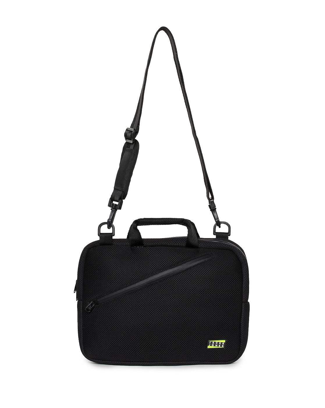 Black Adjustable Strap Laptop Bag - ONE