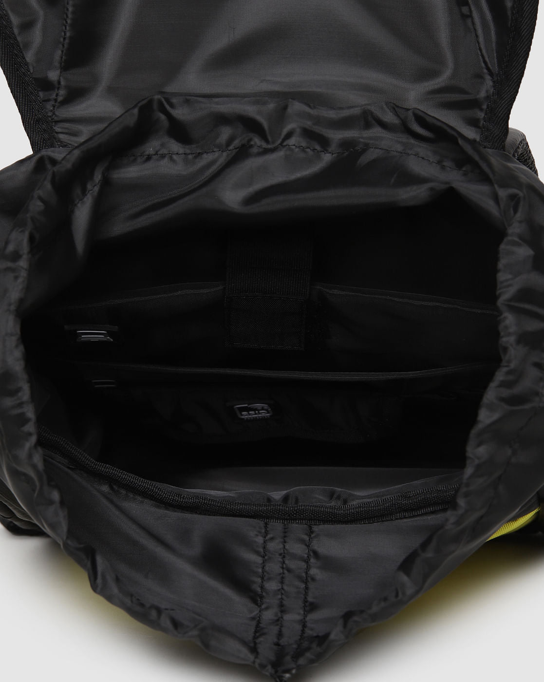 Yellow Colourblocked Backpack