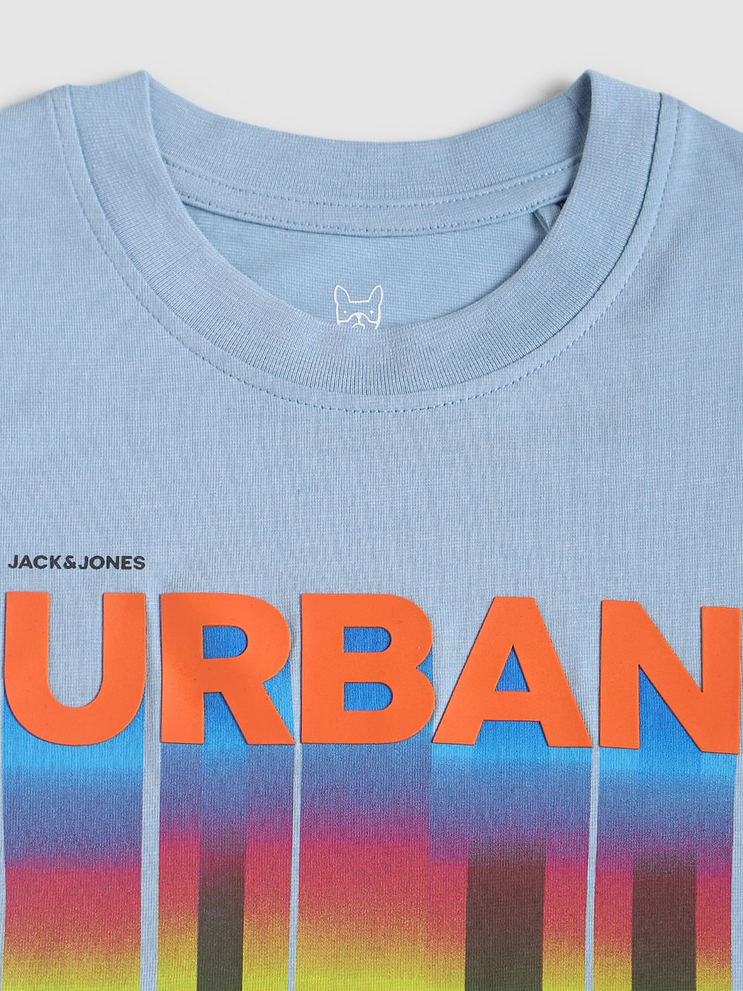 Boys Blue Graphic Print Crew Neck T-shirt