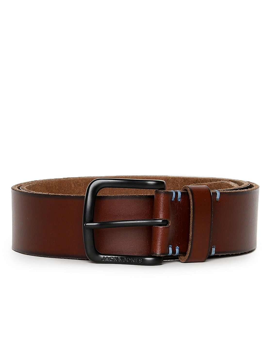 Brown Leather Belt - 32