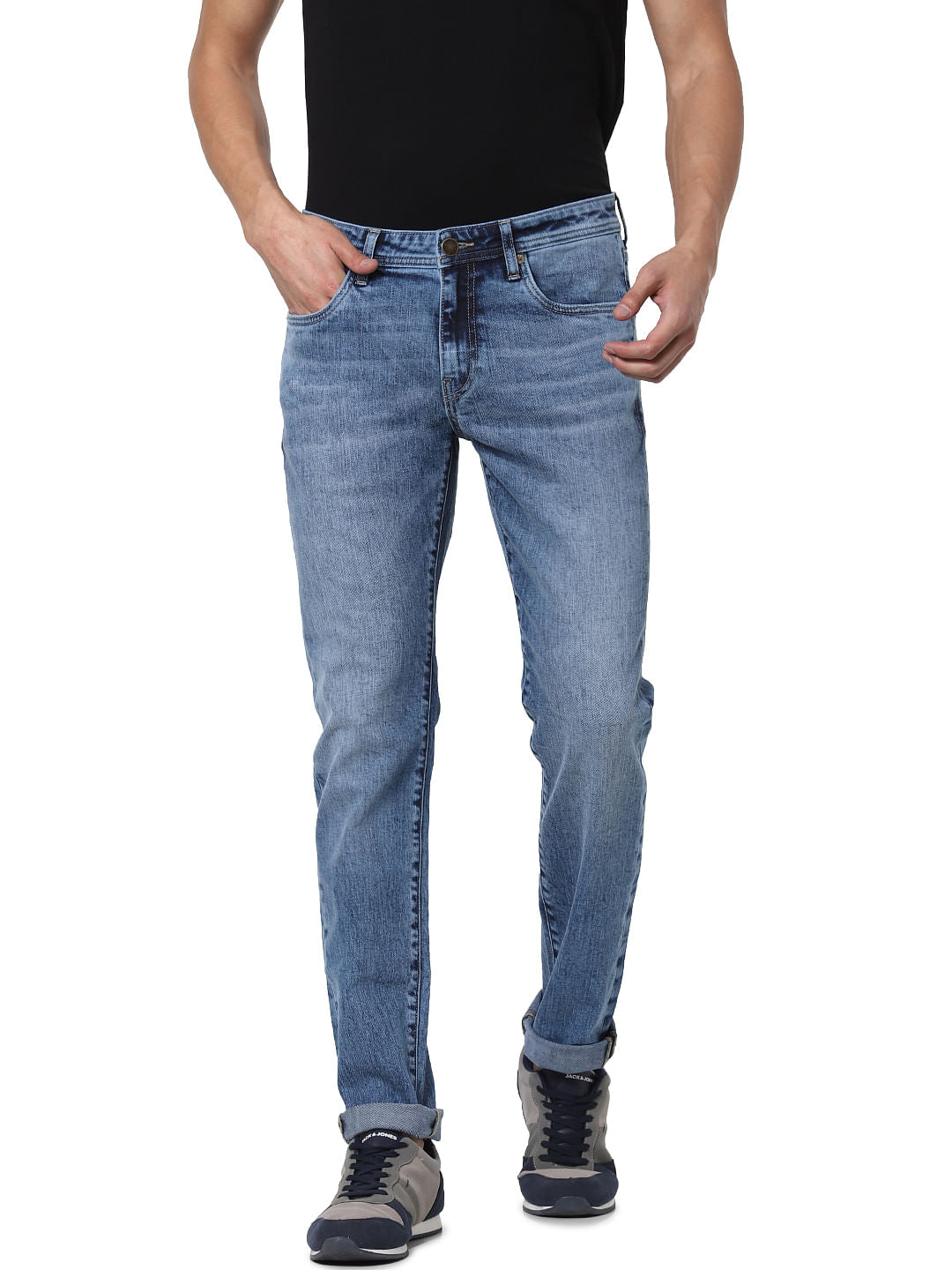 Blue Low Rise Ben Skinny Jeans