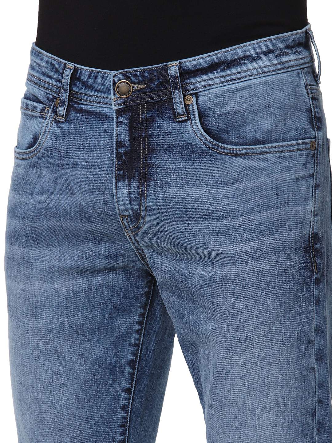 Blue Low Rise Ben Skinny Jeans