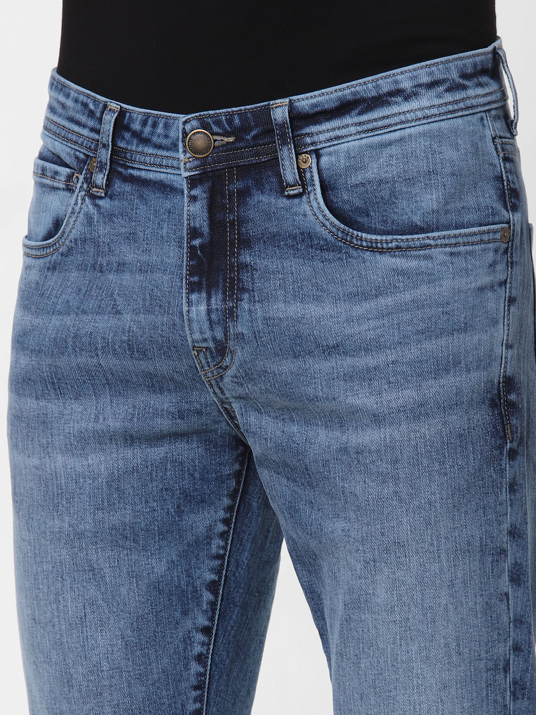 Blue Low Rise Ben Skinny Jeans