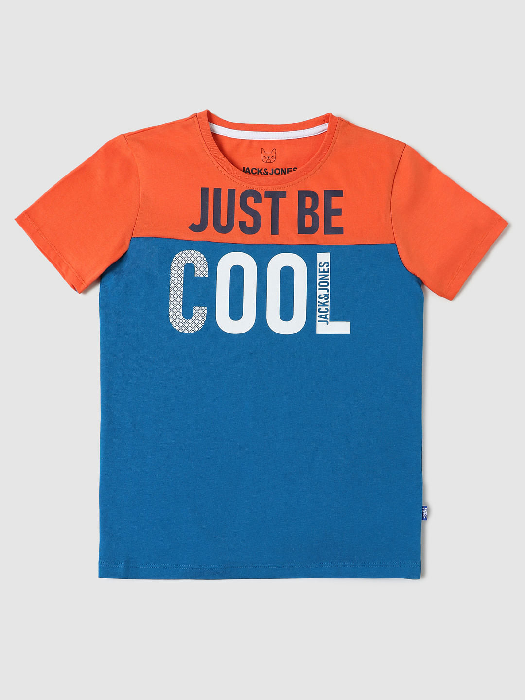 Boys Orange Slogan Print Crew Neck T-shirt - 9/10Y