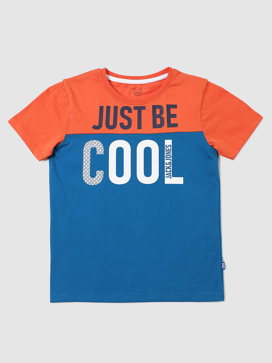 Boys Orange Slogan Print T-shirt - 4/5Y