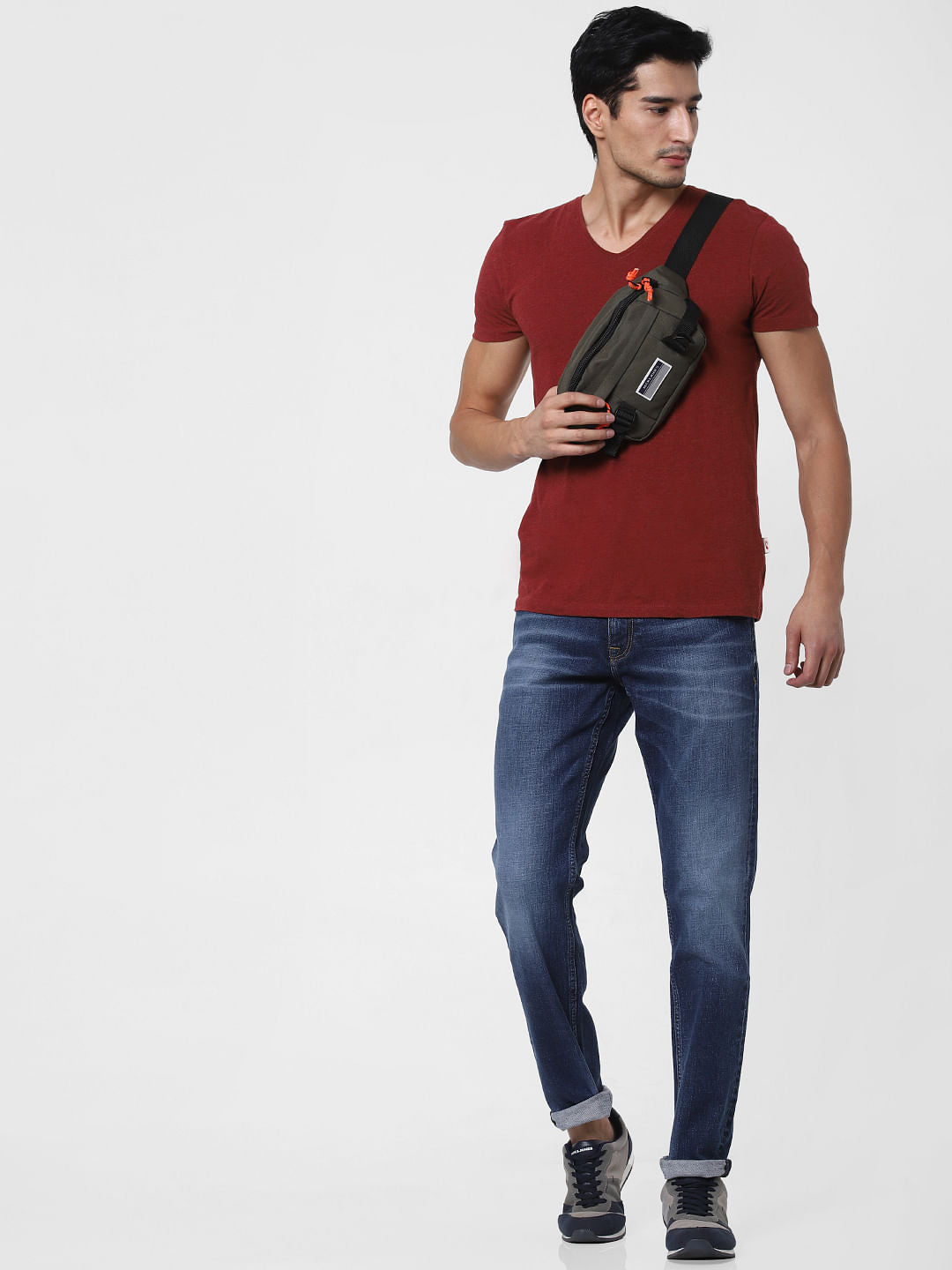 Blue Low Rise Glenn Slim Fit Jeans - 28/30