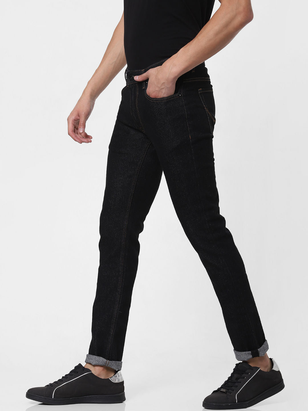 Black Low Rise Ben Skinny Jeans