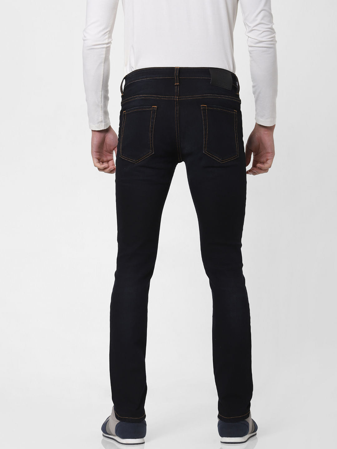 Blue Low Rise Glenn Slim Fit Jeans