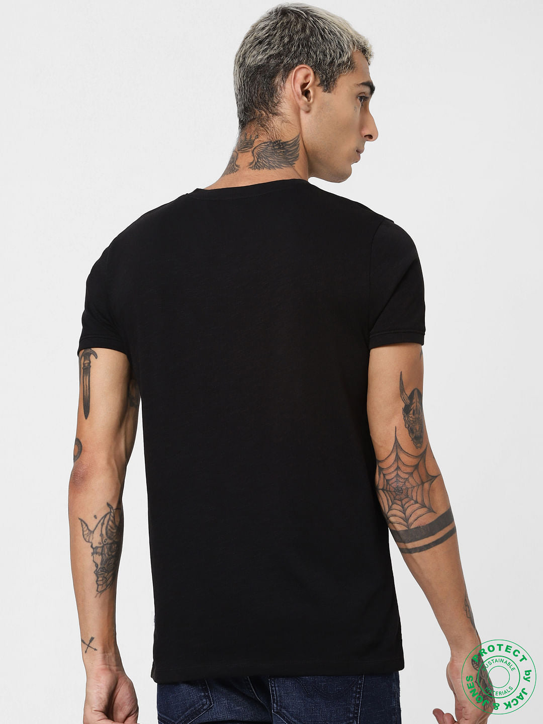 Black V Neck T-shirt