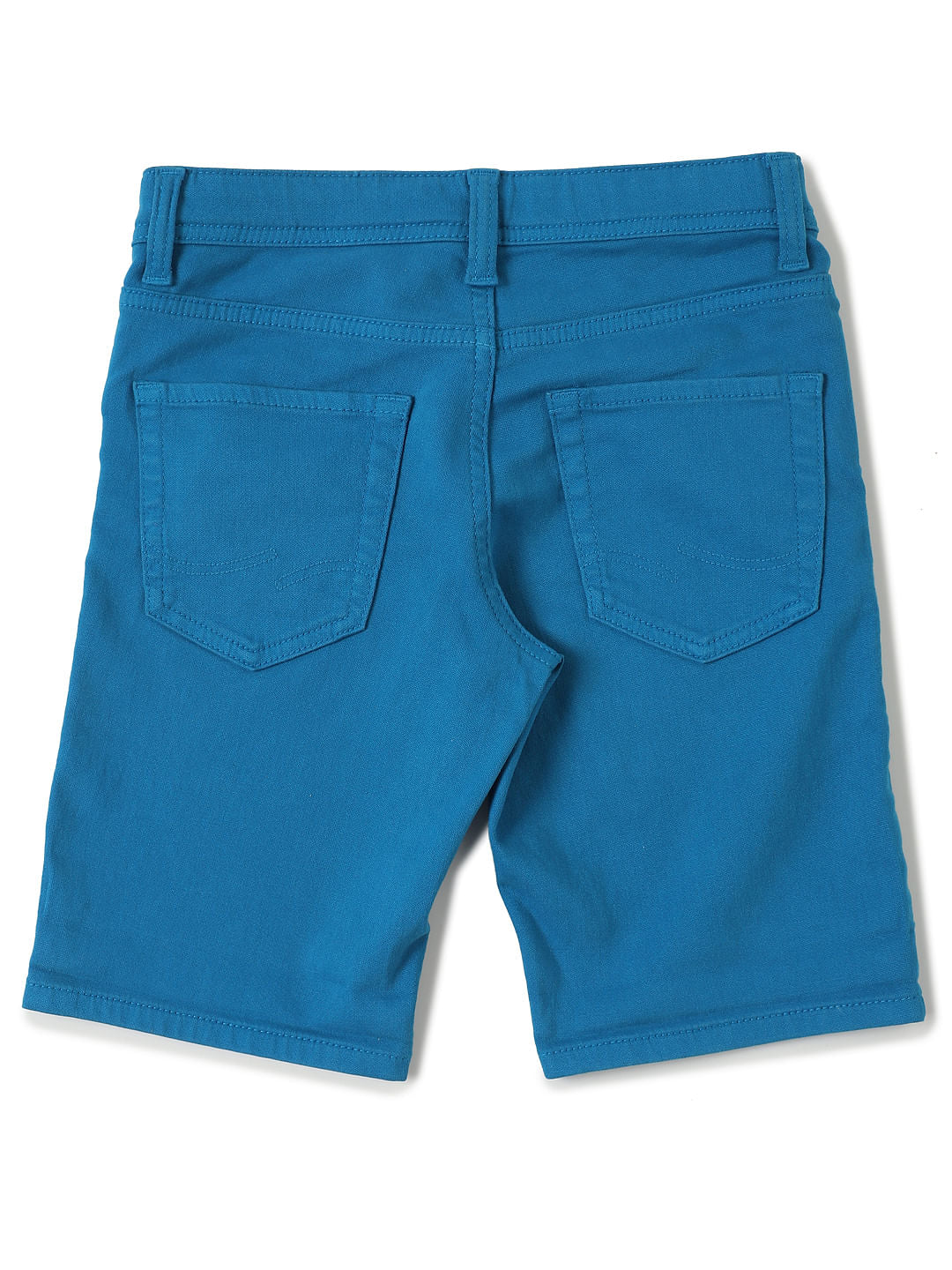 Boys Blue Mid Rise Shorts